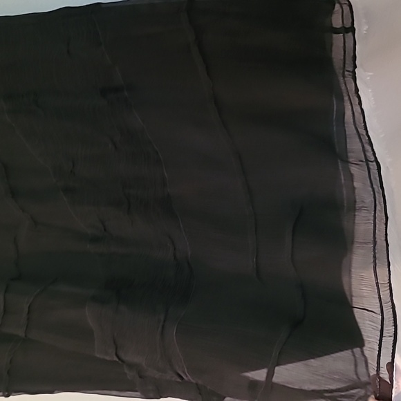 Max Studio SILK Special Edition Layered Decorative Stitched White Hem Skirt S - Picture 10 of 14